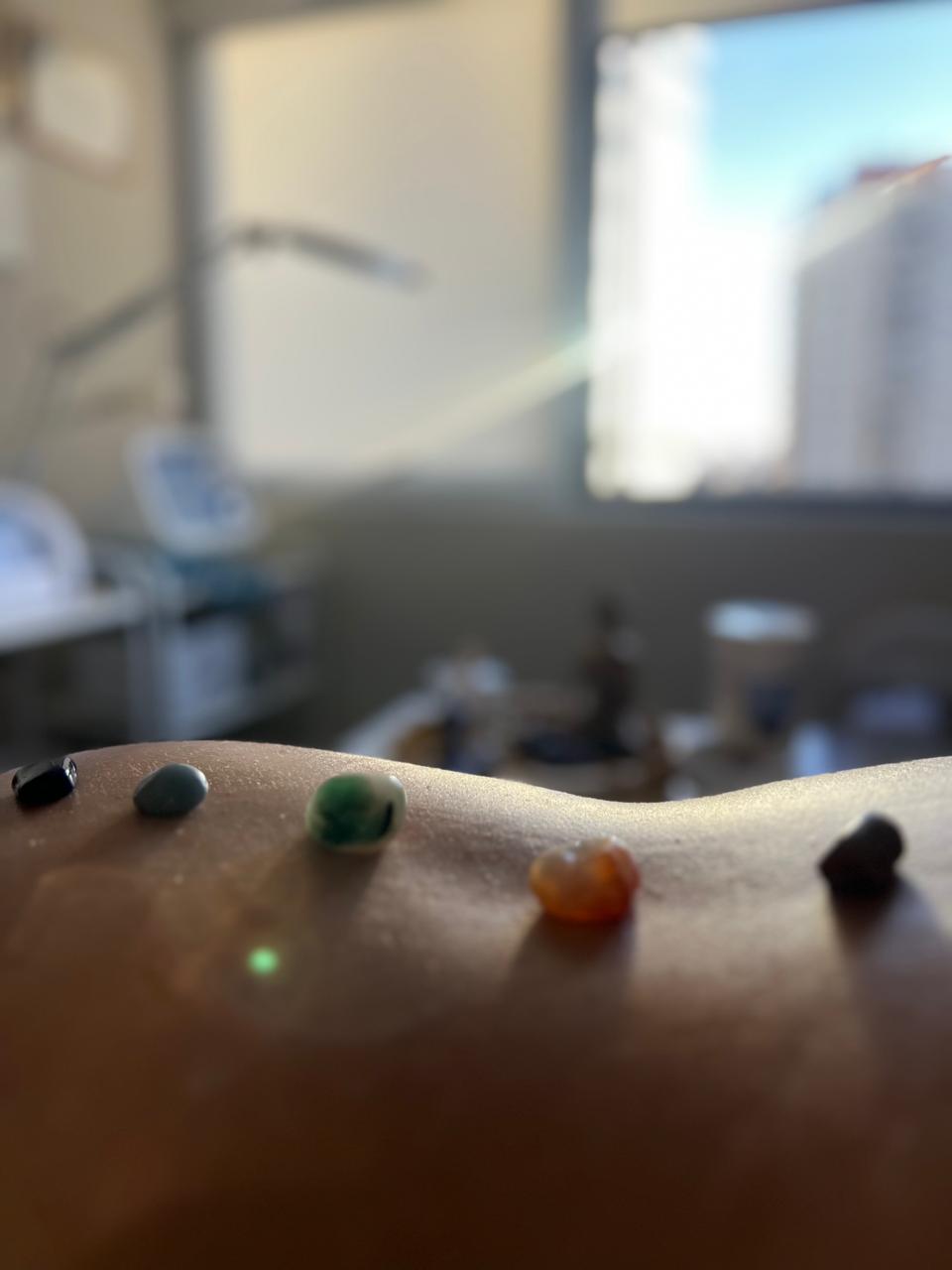 Pedras para massagem